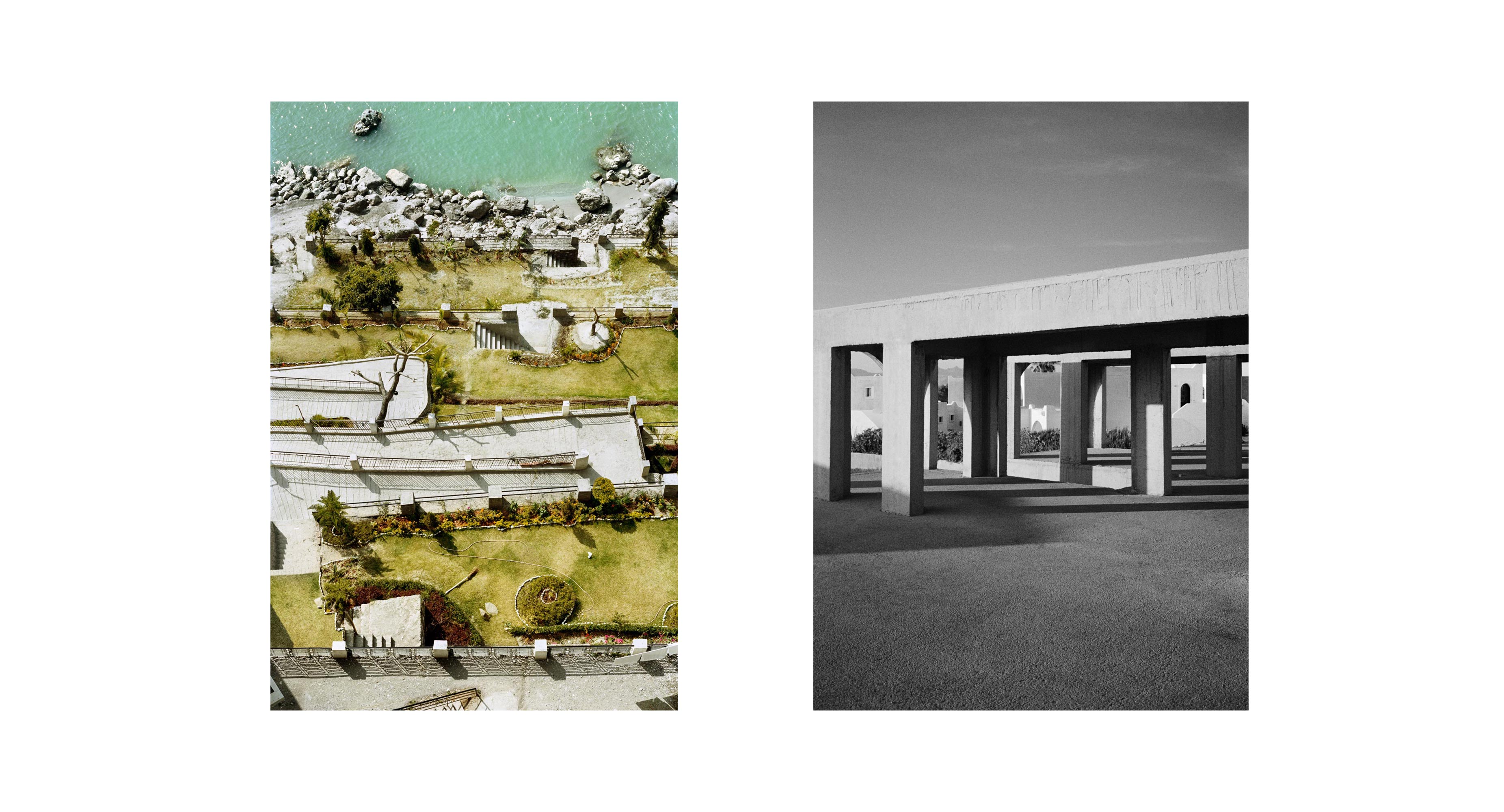 Ashram Garden Rishikesh India, Concrete Shell Kos Island